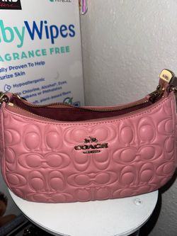 Signature pink coach purse