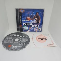 Sega Sports NBA 2K1 (Sega Dreamcast, 2000) CIB/Tested