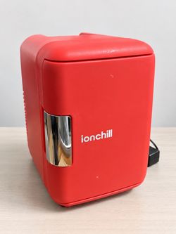 Red IonChill Portable Mini Fridge – Works Perfectly