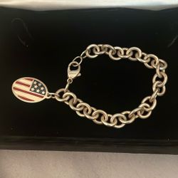 Vintage 2001 Tiffany & Co. 925 silver wear chain bracelet 