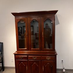 China Cabinet With Glass Shelves 