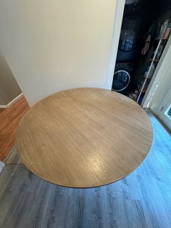 West Elm wood table