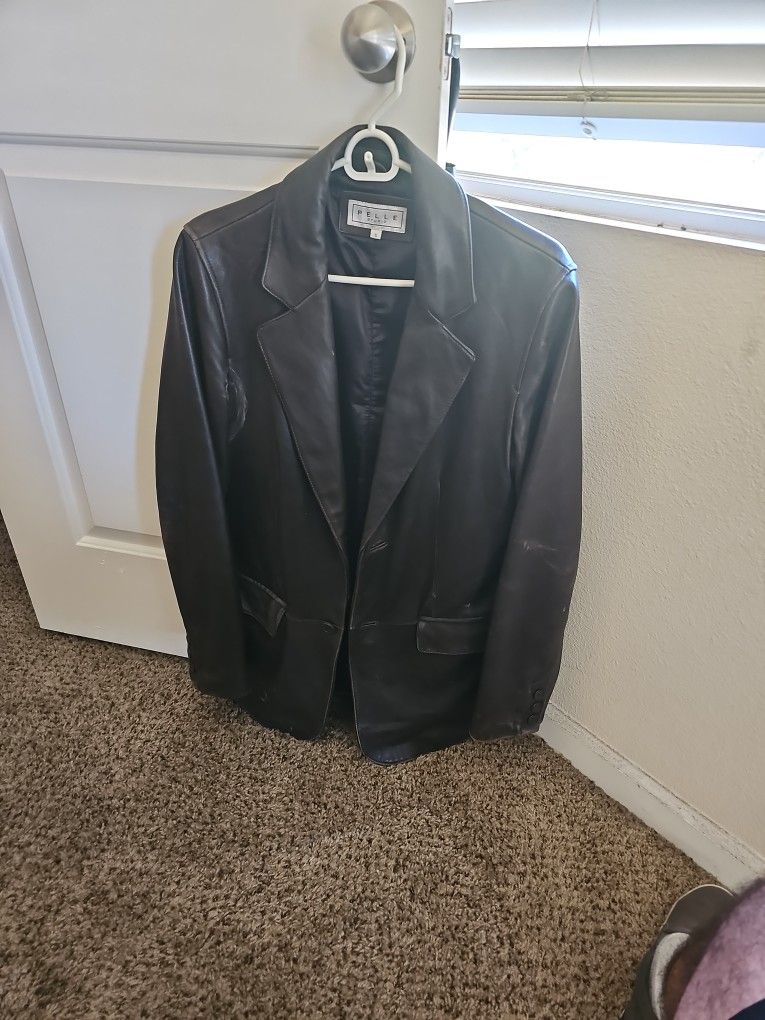 Pelle Studio Leather Blazer (Small Size)