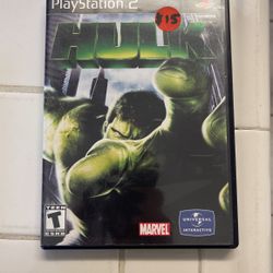 Ps2  Hulk Game 