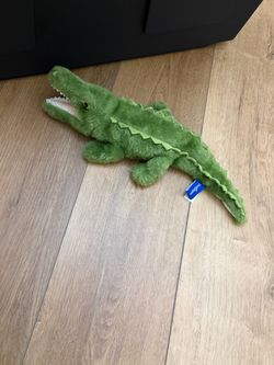 Zooglogee Green Crocodile Stuffed Animal Plush