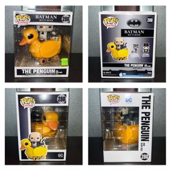 Funko Pop MOVIES (Pop Rides) BATMAN RETURNS The Penguin & Duck Ride Exclusive 