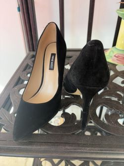 Nine West Black Suede Pumps