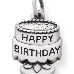 James Avery Sterling Silver Tiny Birthday Cake Charm