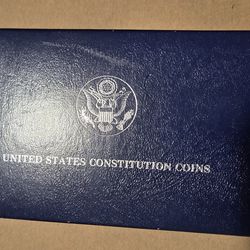 1983 S 2 coin Constitution Commemorative set