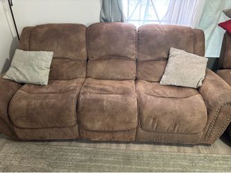 Used suede couches