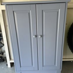 Blue Accent Cabinet