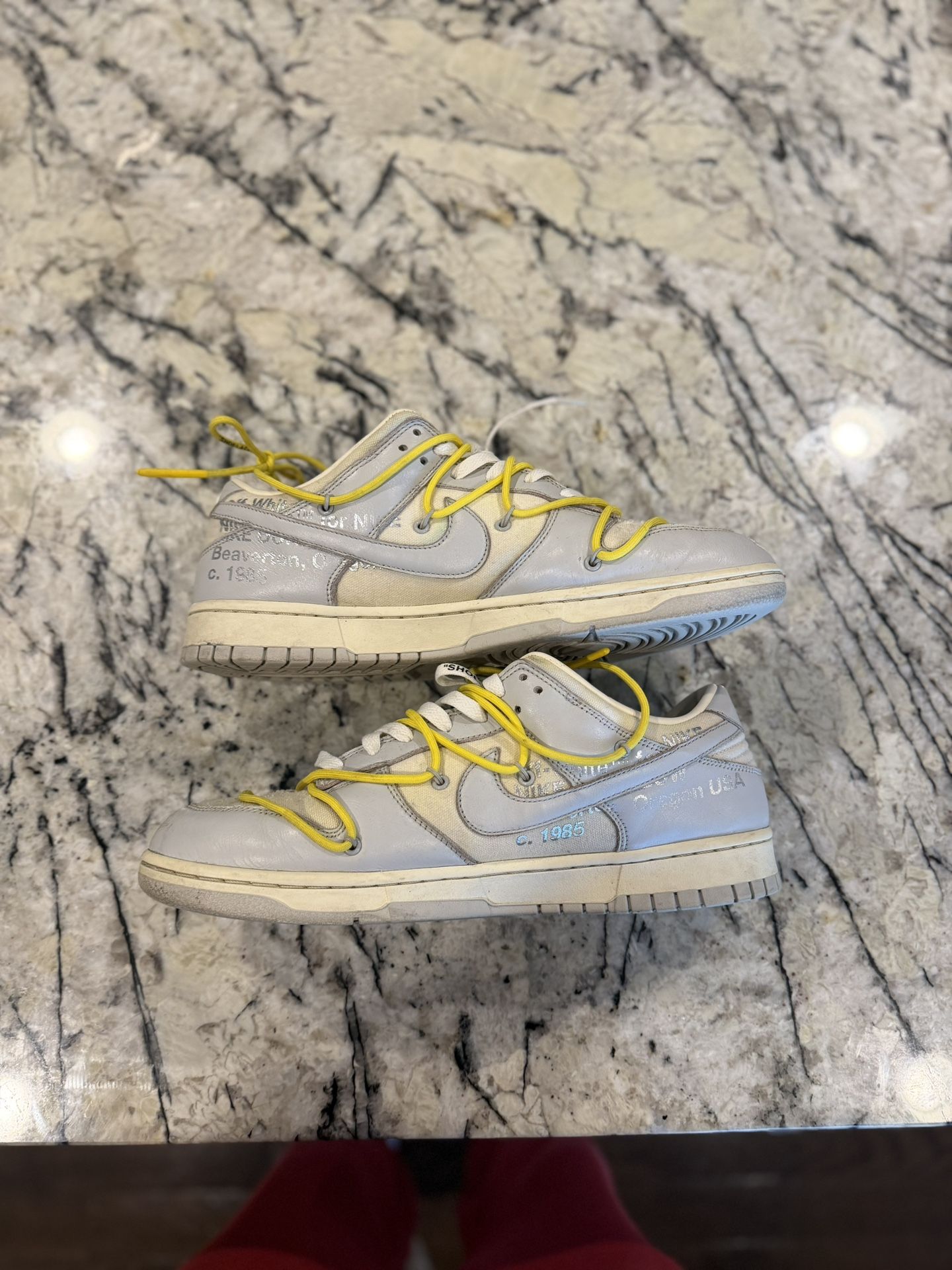 Nike X Off-white Dunk Lot 29/50 Size 12