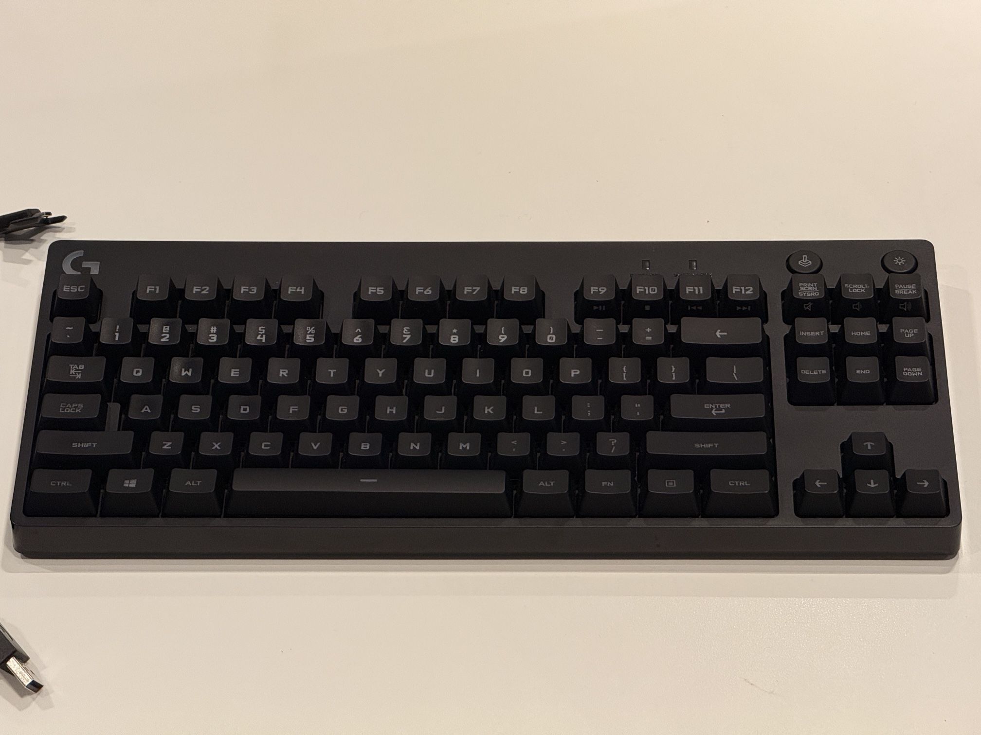 Logitech G PRO TKL Rapid Wired Gaming Keyboard Color Backlit Tenkeyless