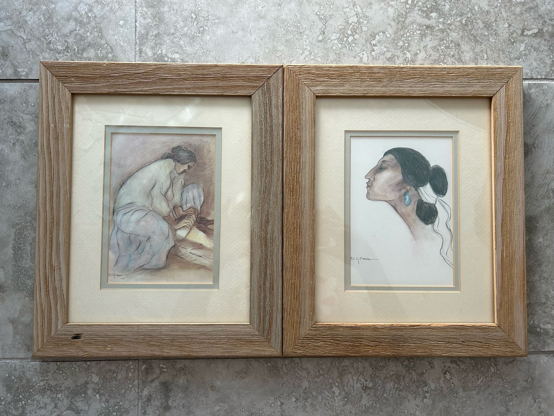 Two RC Gorman Vintage prints