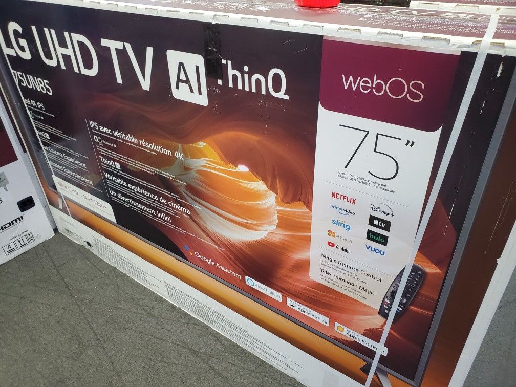 LG 75" 4K UHD AI ThinQ