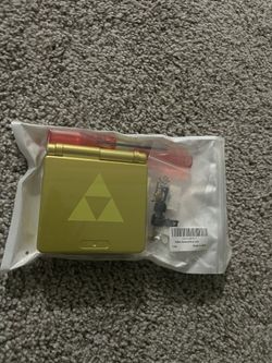 GBA sp Zelda Triforce Gold Shell