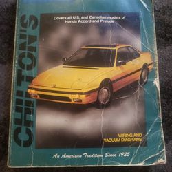 Chilton Repair Manual For Honda