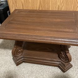 End Table W/  Wheels 