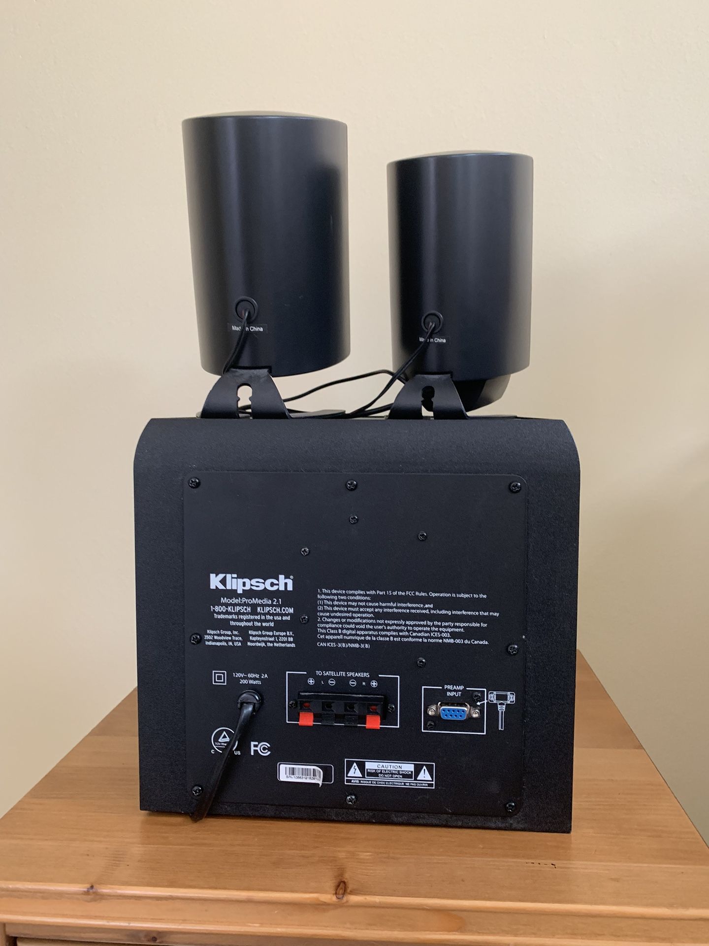 Klipsch Pro Media 2.1 Sound System