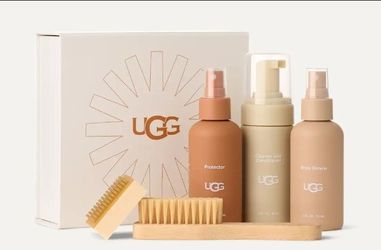 New UGG slippers in Box  and cleaning kit