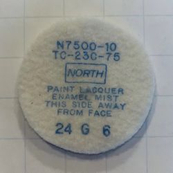 NORTH REPLACMENT FILTER N7500-10 TC-23C-75 Paint Lacquer Enamel Mist Qty 20