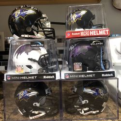 Ravens Mini Helmet Collection