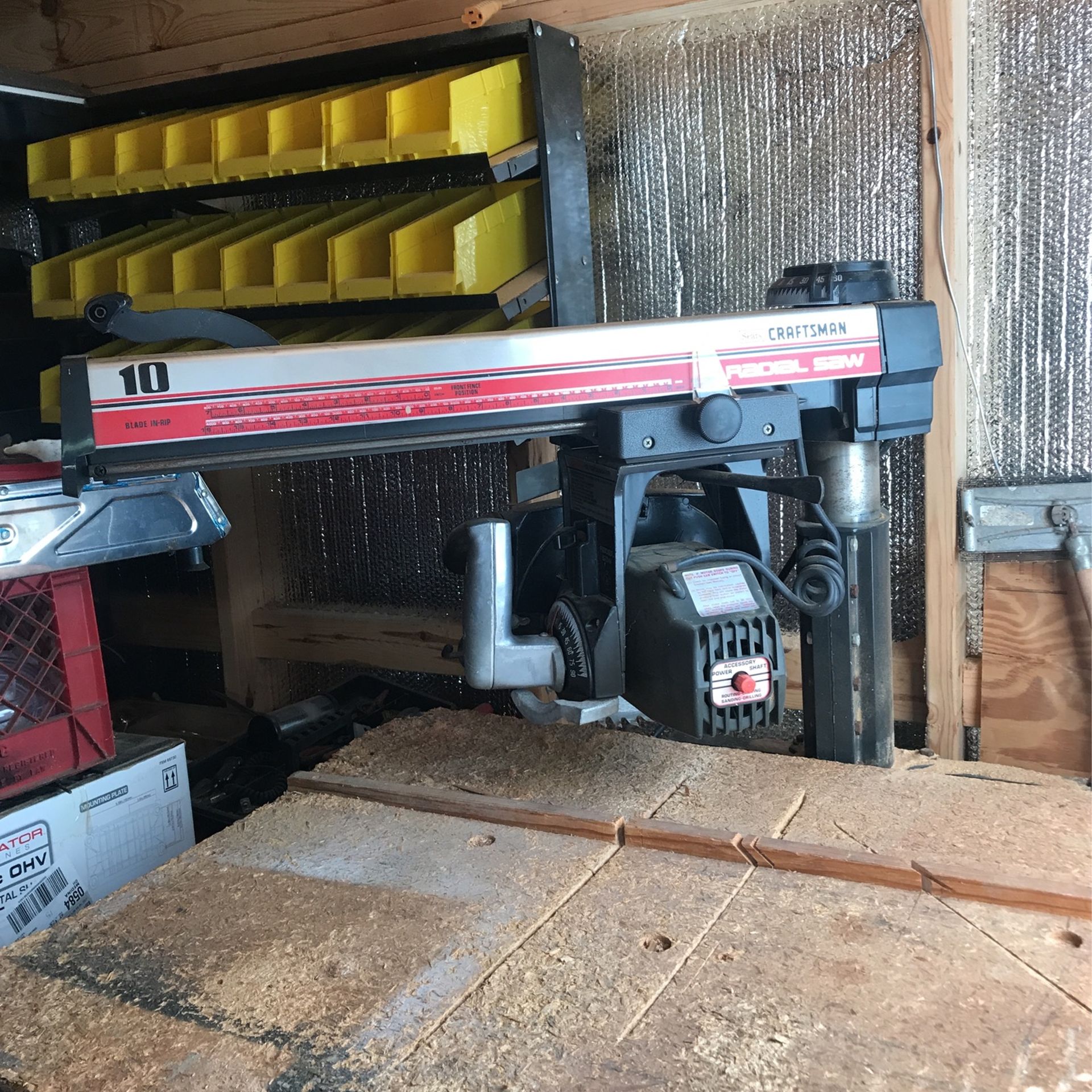 Craftsman Radial Arm Saw.