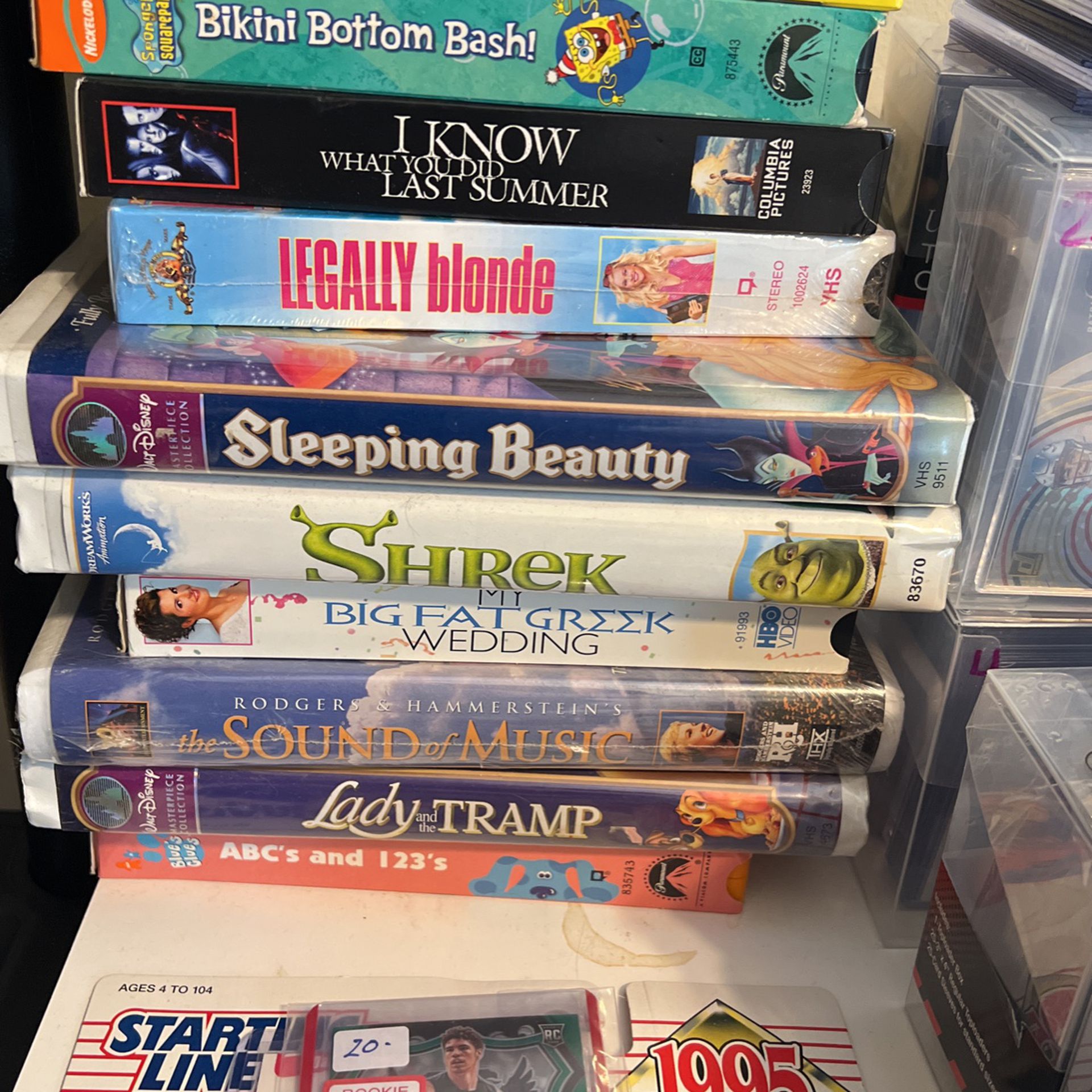 13 Vhs!!! Full metal jacket Italian Job legally blonde Shrek sound of music Lady and the tramp blues clues