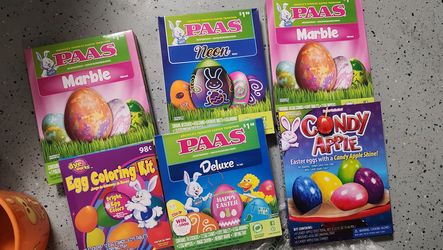 PAAS Easter Egg Decorating Kits x5 - New Unopened