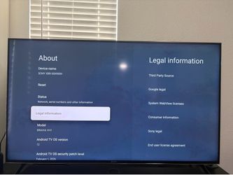 Sony 55” X900H 4k TV (120hz, Dolby vision, VRR)