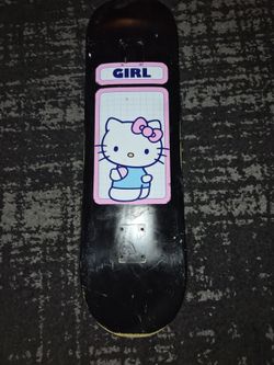 GIRL Hello kitty skateboard