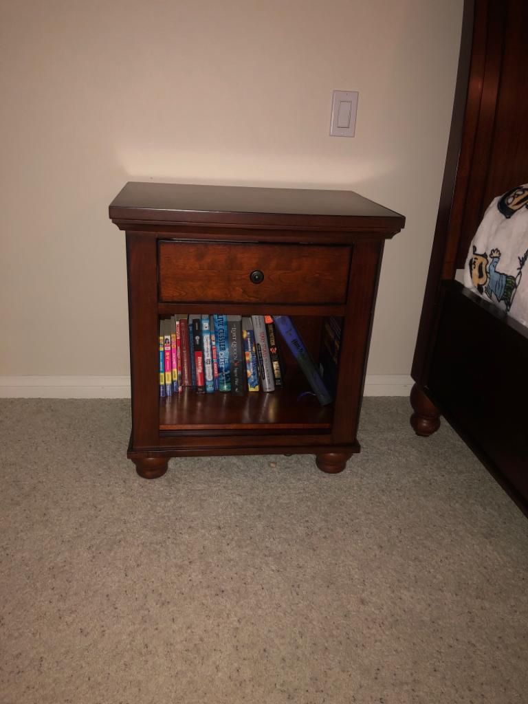 Solid wooden night stand