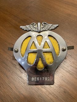 Antique Automobile License Plate Topper