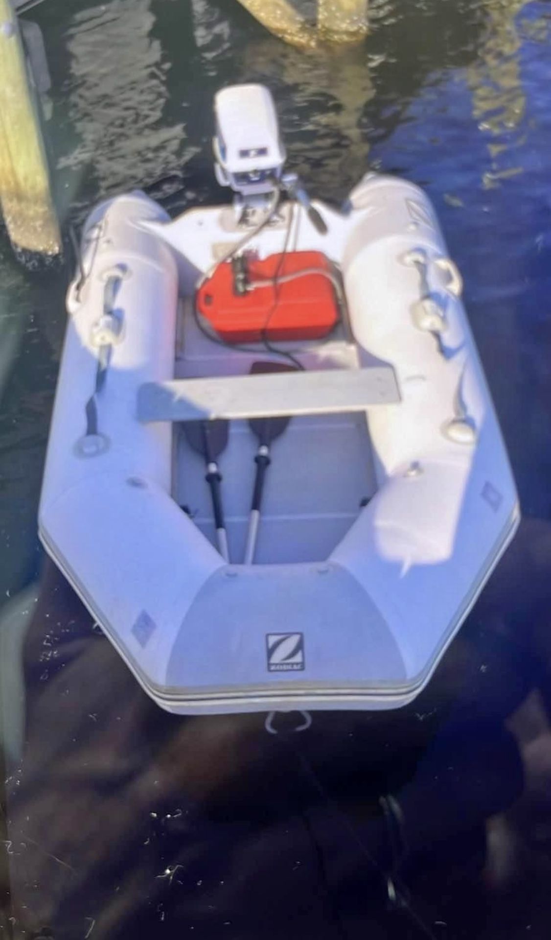 Zodiac 10’ Dinghy and Evinrude Outboard