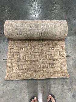 Neutral Tone Woven Area Rug