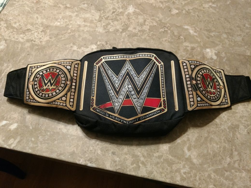 WWE slam crate exclusive. Championship belt waist pack (fanny pack)