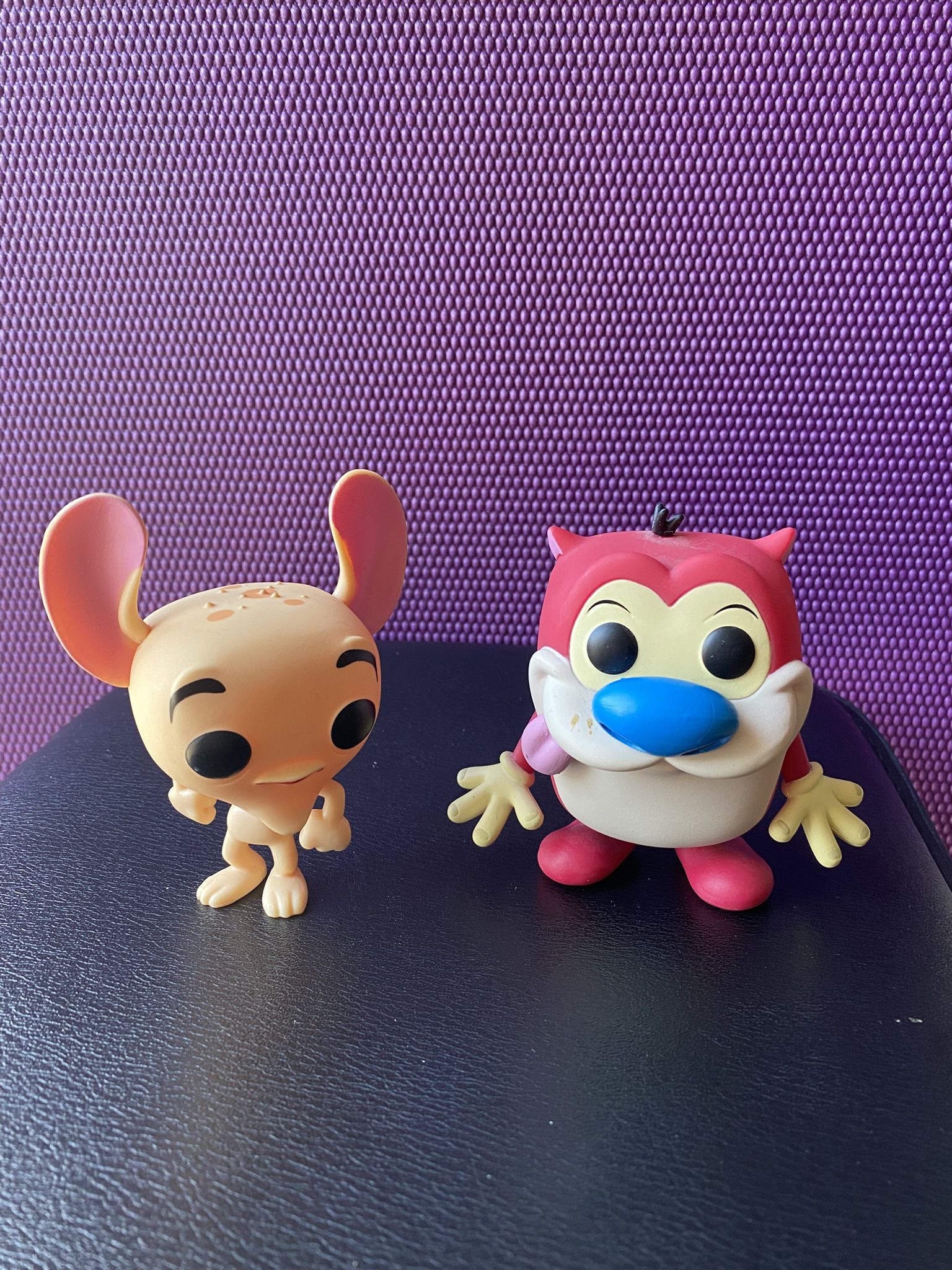 Ren and Stimpy Funko Pop Lot of 2 Loose Figures Nickelodeon
