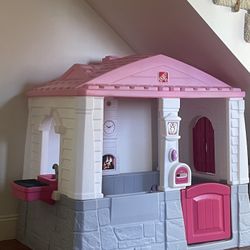 Step2 Neat & Tidy Cottage Toddler Pink Playhouse 