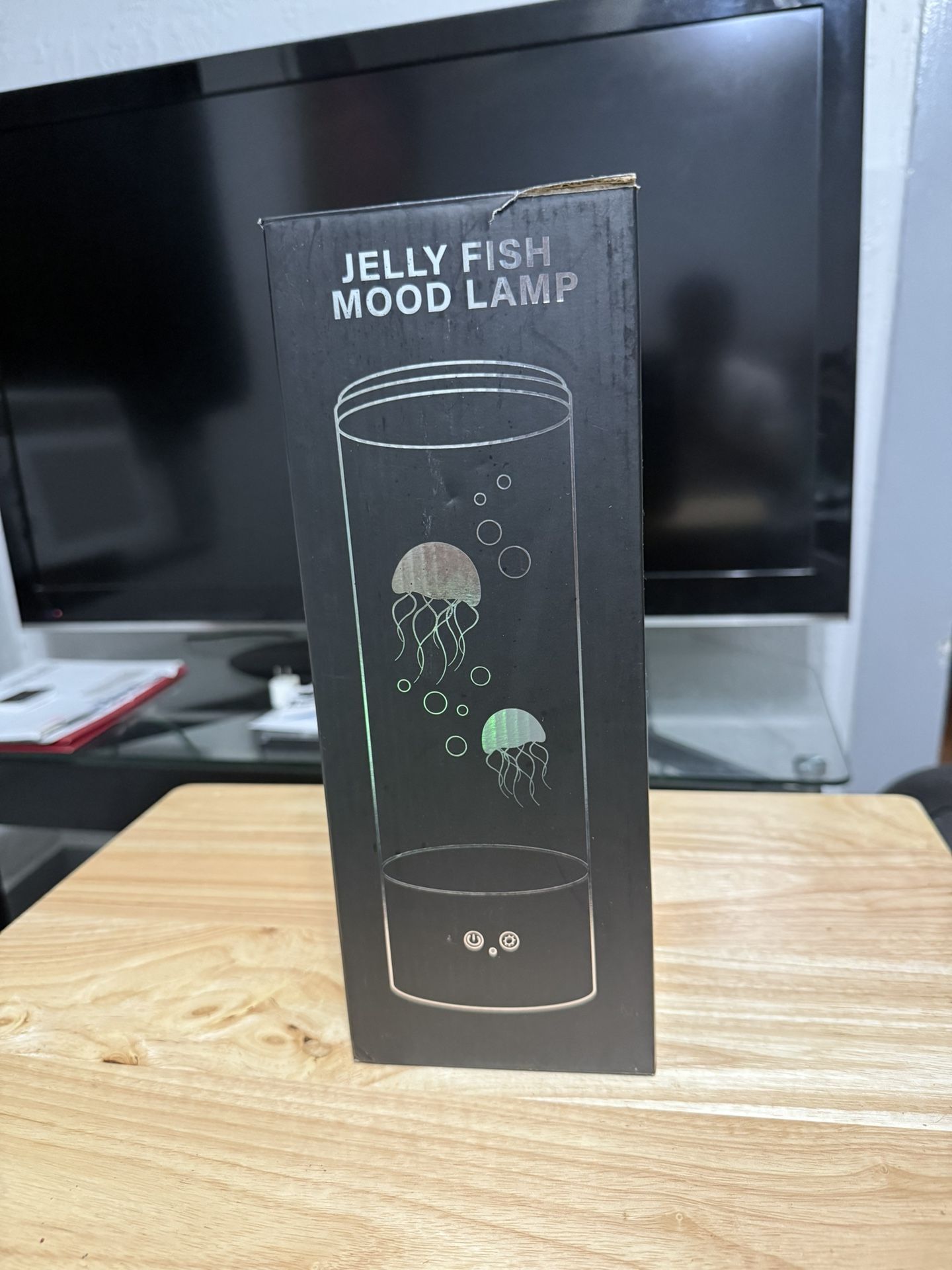 Jellyfish Mood Lamp LED Light Aquarium Tank USB Color Changing Night Light Desk Decor