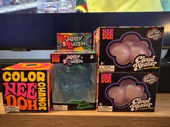 Nee Doh Squish Toy Bundle – 4 Pieces