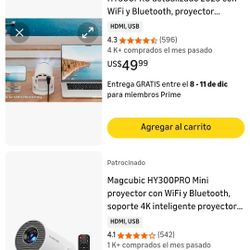 Proyectores Wifi Y Bluetooth