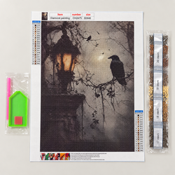 Raven & Lantern DIY Diamond Painting Kit 30 x 40 cm - CH2475