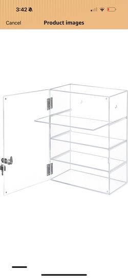 Wholesale Acrylic Display Case with Lock – Acrylic Storage Chest for Figures, Collectibles, Jewelry, Expensive Items & More – Secure and Organized Sto