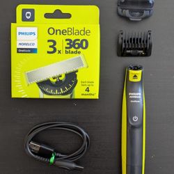 Philips Norelco OneBlade Face + 3 New Blades