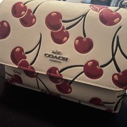 cherry coach bag