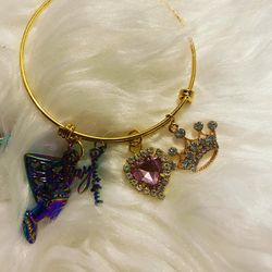 Adjustable Gold Charm Bracelets