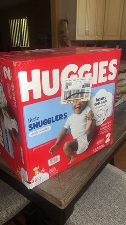 FREE HUGGIES 2 DIAPERS