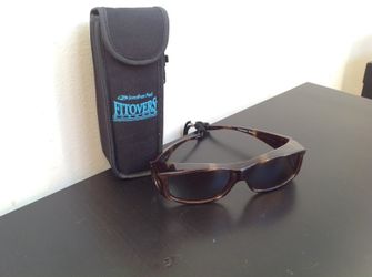 Jonathan Paul Fitovers Jett Polarized Sunglasses-Brown Marble/Amber Lenses