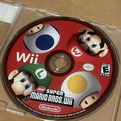 New Super Mario Bros. Wii (Nintendo Wii, 2009) Disc Only
