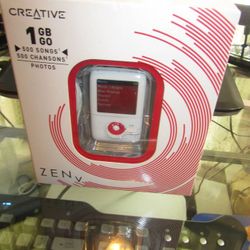 Creative Zen Stone/MP3 WMA media player 1GB GO unopened sealed box new